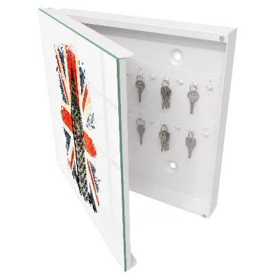 British symbol Wall mounted key box