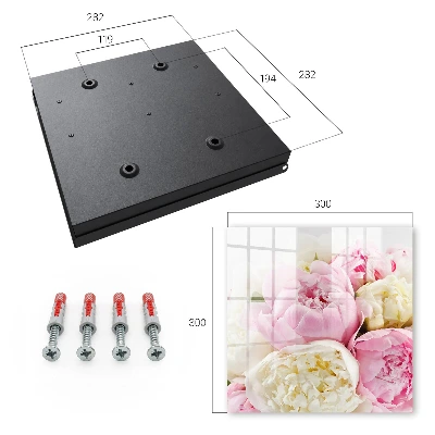 Pastel flowers Key cabinet