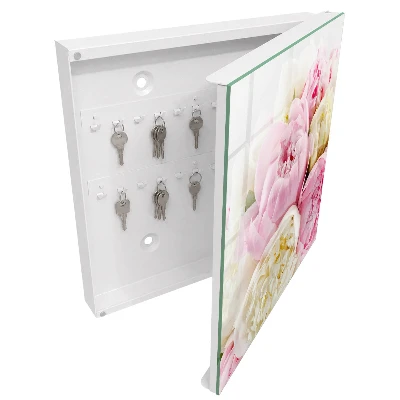 Pastel flowers Key cabinet