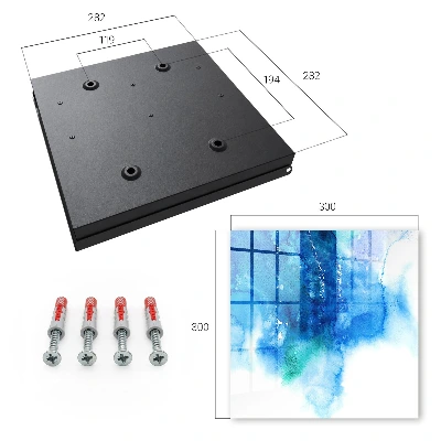 Blue waves Key box for wall
