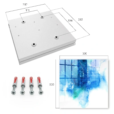 Blue waves Key box for wall