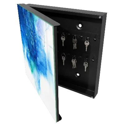 Blue waves Key box for wall