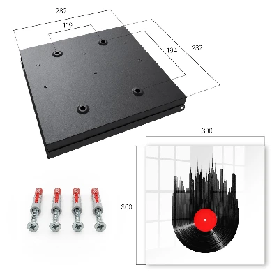 Music of the city Wall mounted key box