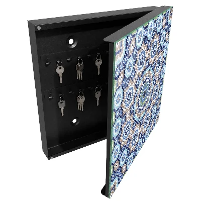 Oriental mosaic Key box for wall