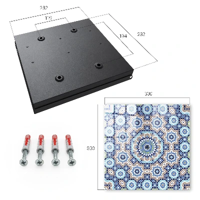 Oriental mosaic Key box for wall