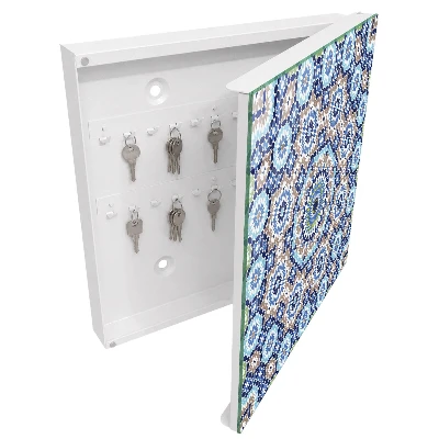Oriental mosaic Key box for wall