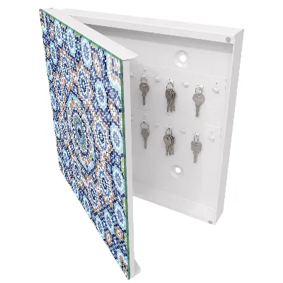 Oriental mosaic Key box for wall
