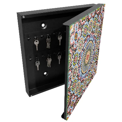 Mosaic pattern Wall mounted key box