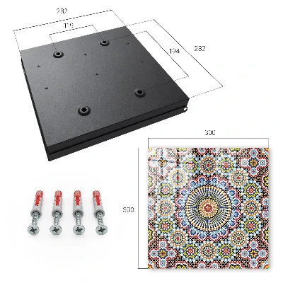 Mosaic pattern Wall mounted key box