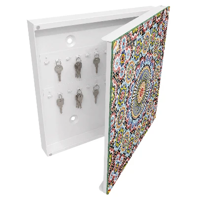 Mosaic pattern Wall mounted key box