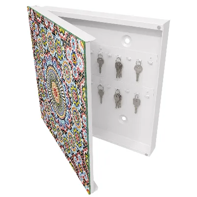 Mosaic pattern Wall mounted key box