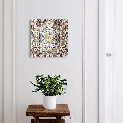 Mosaic pattern Wall mounted key box