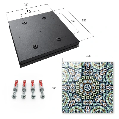 Colorful mosaic Key cabinet