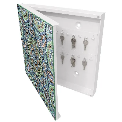 Colorful mosaic Key cabinet