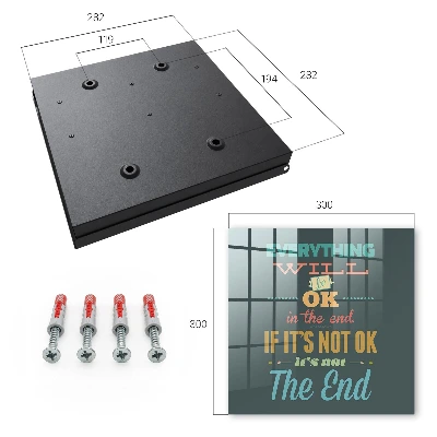 Positive message Key cabinet
