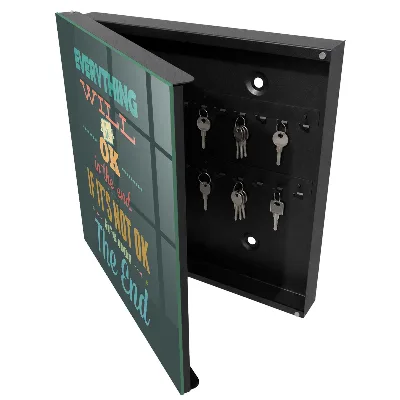 Positive message Key cabinet