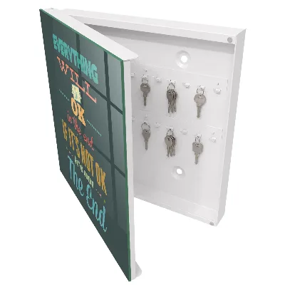 Positive message Key cabinet