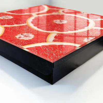 Grapefruit slices Key box for wall