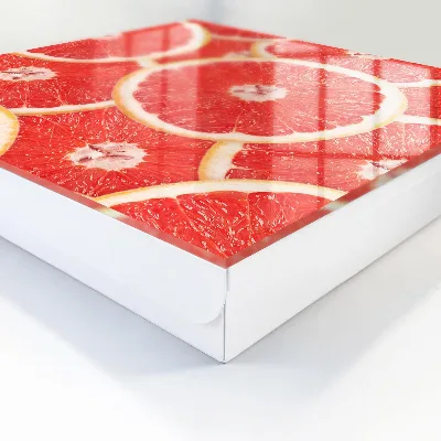 Grapefruit slices Key box for wall