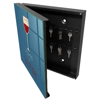 Glass of wine Key cabinet