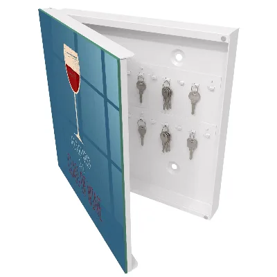 Glass of wine Key cabinet