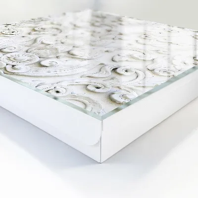 White ornaments Wall mounted key box