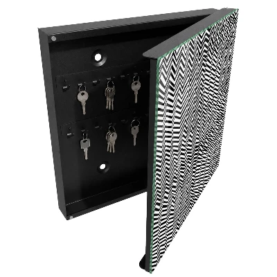 Dynamic zigzags Key cabinet