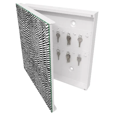 Dynamic zigzags Key cabinet