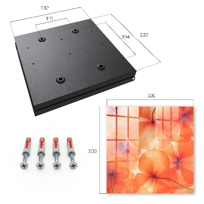 Floral ecstasy Key box for wall