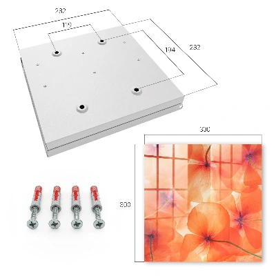 Floral ecstasy Key box for wall
