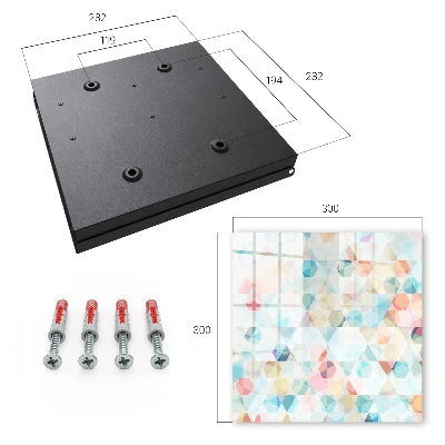 Geometric patterns Wall mounted key box