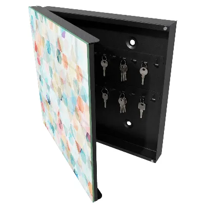 Geometric patterns Wall mounted key box