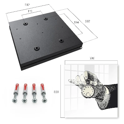 Key cabinet pocket watch style storage box