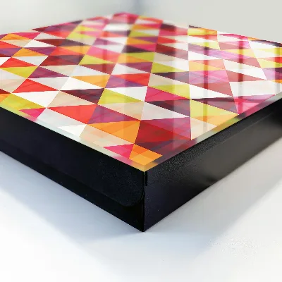 Colorful patterns Key box for wall