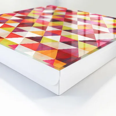 Colorful patterns Key box for wall