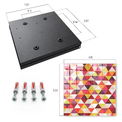 Colorful patterns Key box for wall
