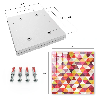 Colorful patterns Key box for wall