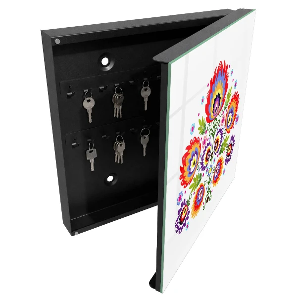 Folk flowers Key cabinet