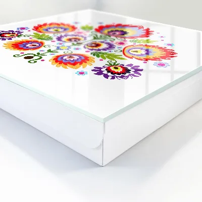 Folk flowers Key cabinet