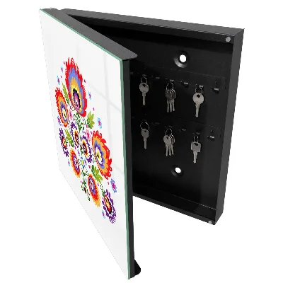 Folk flowers Key cabinet