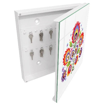Folk flowers Key cabinet