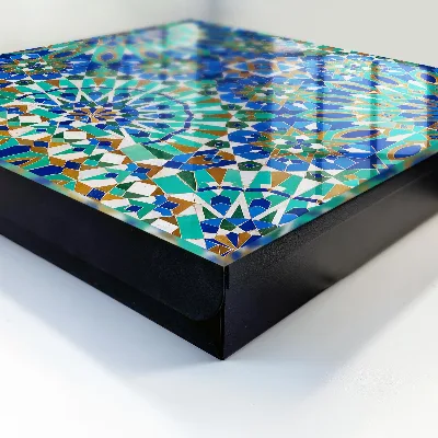 Geometric mosaic Wall mounted key box