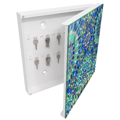 Geometric mosaic Wall mounted key box