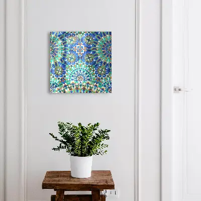 Geometric mosaic Wall mounted key box