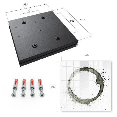 Zen circle Wall mounted key box