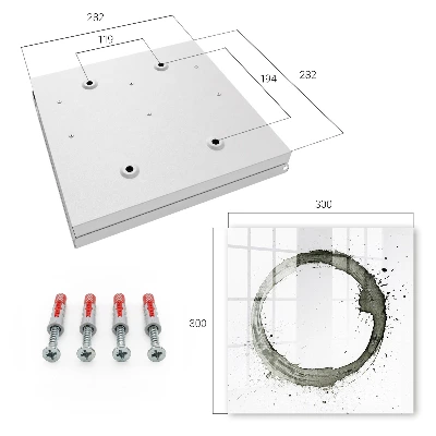 Zen circle Wall mounted key box