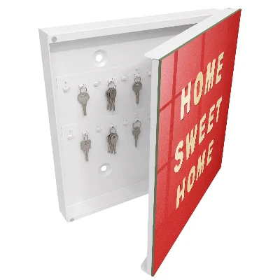 HOME SWEET HOME sign Key cabinet