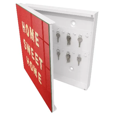HOME SWEET HOME sign Key cabinet