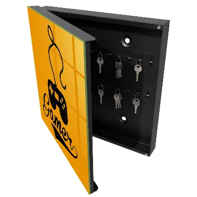 Gamepad and GAMER sign Wall mounted key box