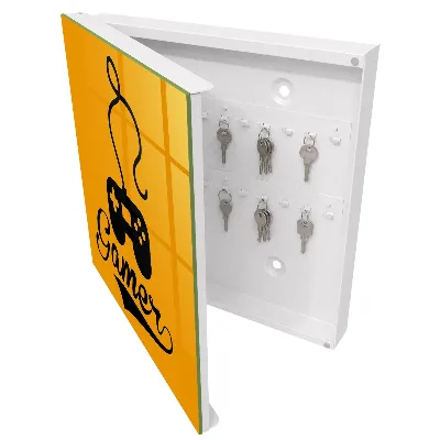 Gamepad and GAMER sign Wall mounted key box